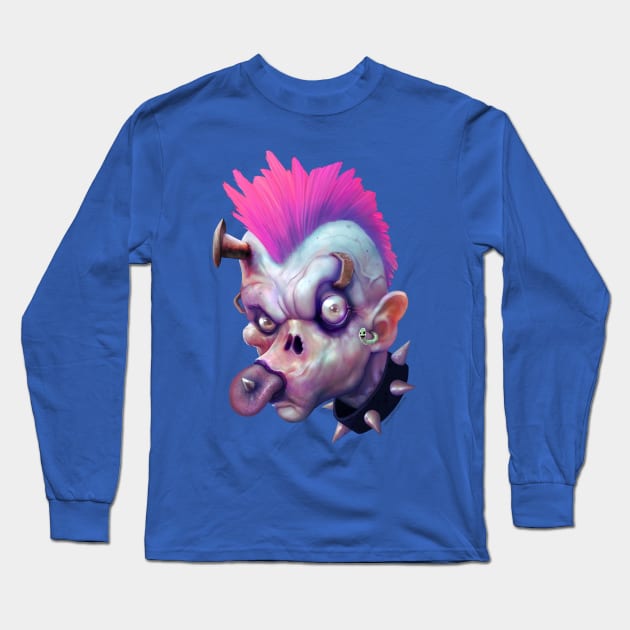 ZED HEADZ - Ear Worm Long Sleeve T-Shirt by thedarkcloak